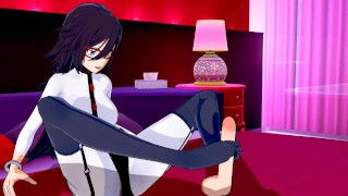 My Hero Academia - Midnight Footjob Hentai