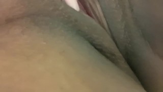 Sexy redbone rubbing pussy 