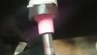My new bbc sex machine makes me creamy before I squirt everywhere