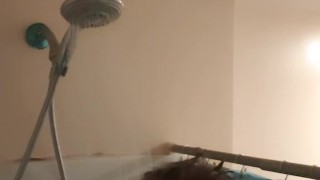 Big boy in the shower