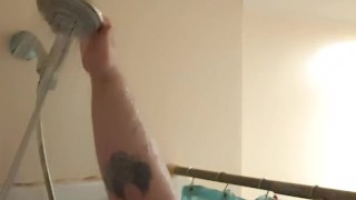 Big boy in the shower