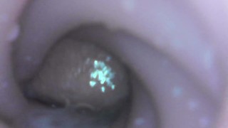 View From Inside Fleshlite During Creampie