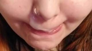 Just a quick cum clean up 