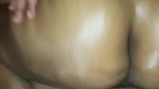 I love the way my Girl rides and bounces her Big oiled ass up and down on my dick. 