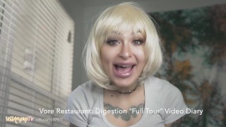 HD Vore Restaurant Full Tour Digestion - FULL VIDEO ON MODELHUB
