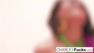 Busty Charley Decided To Play with herself