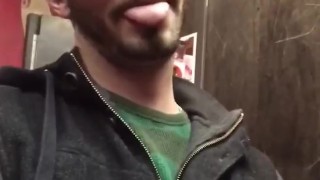 Asher Devin Piss In Public Restroom
