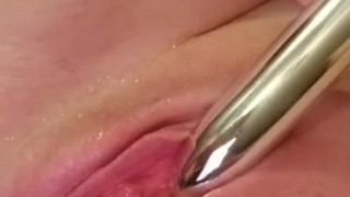 Soaking wet pussy pulsing