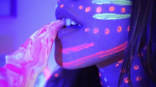 Salmakia- Sucking this big alien cock? Deepthroat
