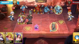 Estrenando las cartas legendarias en este juego sabroso