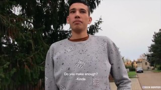  CZECH HUNTER 486 - Tall Basketball Player Gets Barebacked For The First Time