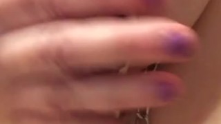 Pissing in Chains Clamps BBW Mature MILF