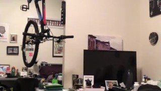 College Jock jacks off in Dorm Room (Cum)