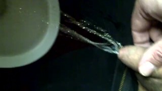 Uncut Piss at work