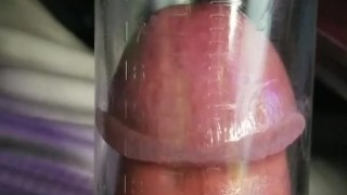Cock almost too big for FleshPump Penis Pump