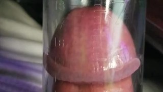 Cock almost too big for FleshPump Penis Pump