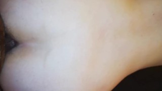 Putting it in her fat tight ass slowly