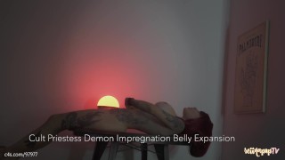 Cult Priestess Demon Impregnation Belly Expansion - FULL VID ON MODELHUB