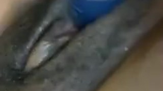 Playing with my creamy pussy
