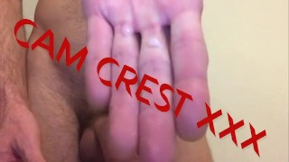 Cum in my hand for you to lick up