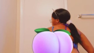 Ebony Petite Tease-Twerk , subscribe for more!!