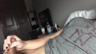 Gay Teen Blows a Load after Class