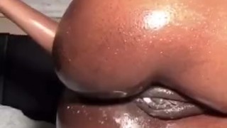 Fucking my wet pussy after a shower 