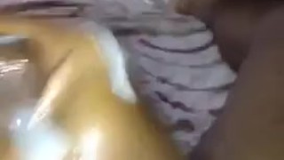 Busting a huge cum load. Jamaican juice ready to serve!