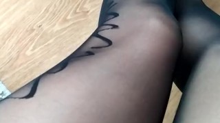Polish milf legs in stockings