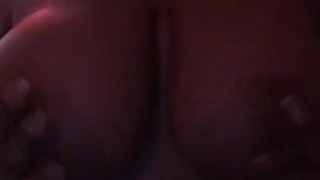 Watch me oil my double D Titts