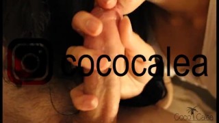 Tinder Date Sucks My Balls And Swallows My Hard Cock