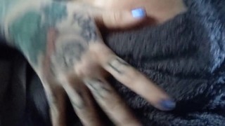 Stop tease me inked up chubby girl