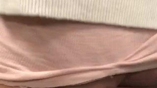 Wife public flashing masturbation 