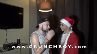 Jess ROYAN fucked barrebakc by Santa claus for christmas