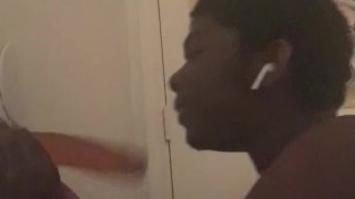 Training my dick sucking skills