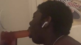Training my dick sucking skills