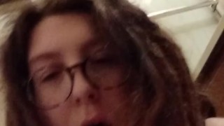 Sexy dread head uses butt plug for the first time part 2