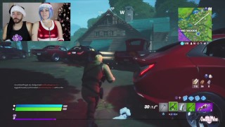 OmankoVivi as Rem Re:Zero Commentating First Time Playing FortNite XMAS