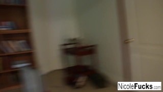 Sexy masseuse Nicole oils up Trina's bubble butt