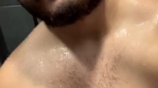 Gym Shower Jerk off 