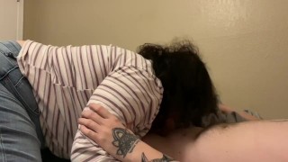 Spanish babysitter step sister helps with homework