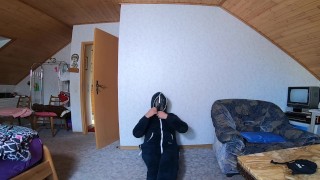 Onepiece Bondage with Winter is coming onesie