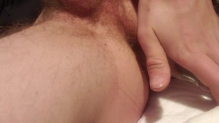 Playing with my glass dildo 