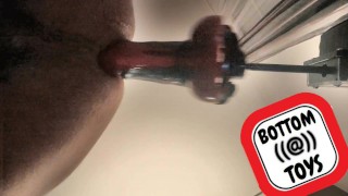 FAAK DRAGON DILDO on my FUCK MACHINE (Bottomtoys : Links bio)