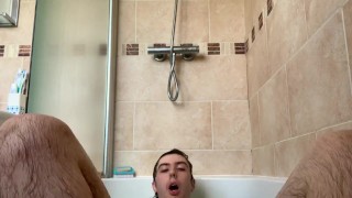 Swimmer Boy Wanks In Slime Bath