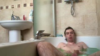 Swimmer Boy Wanks In Slime Bath