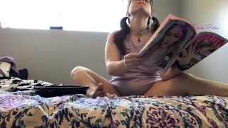 Goddess with Hairy Legs Reads a Magazine and Ignores You