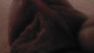 Watch Piss Spiraling Out of My Clit; Pre-Cum