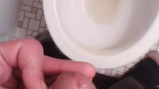 POV Pissing After Pre-Cumming; Vlogging About My HRT