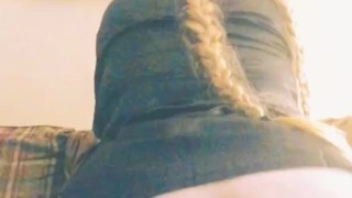 Pawg babe Throat and pussy tease